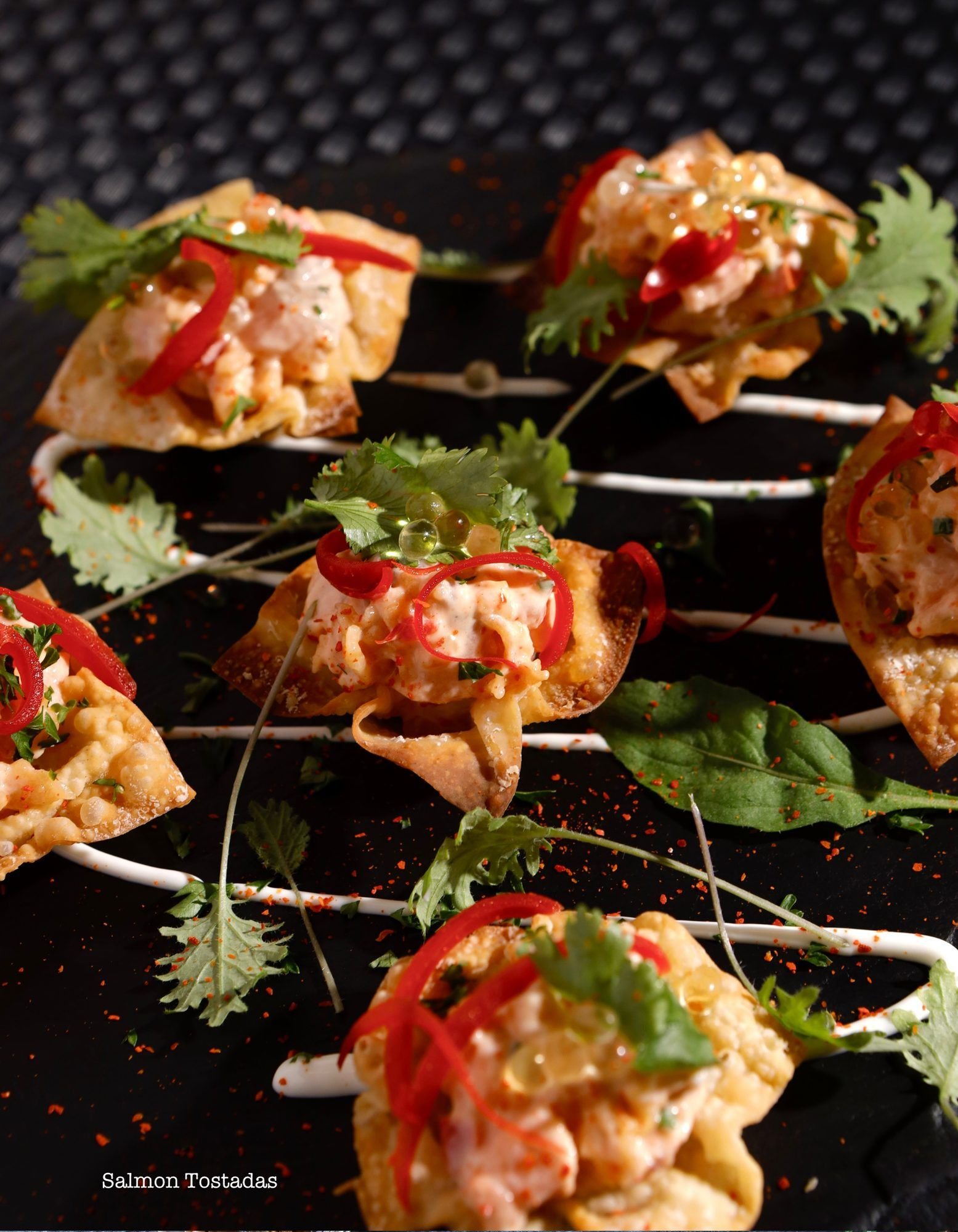 Salmon Tostadas